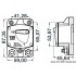 Watertight thermal switches external for winch and thruster protection